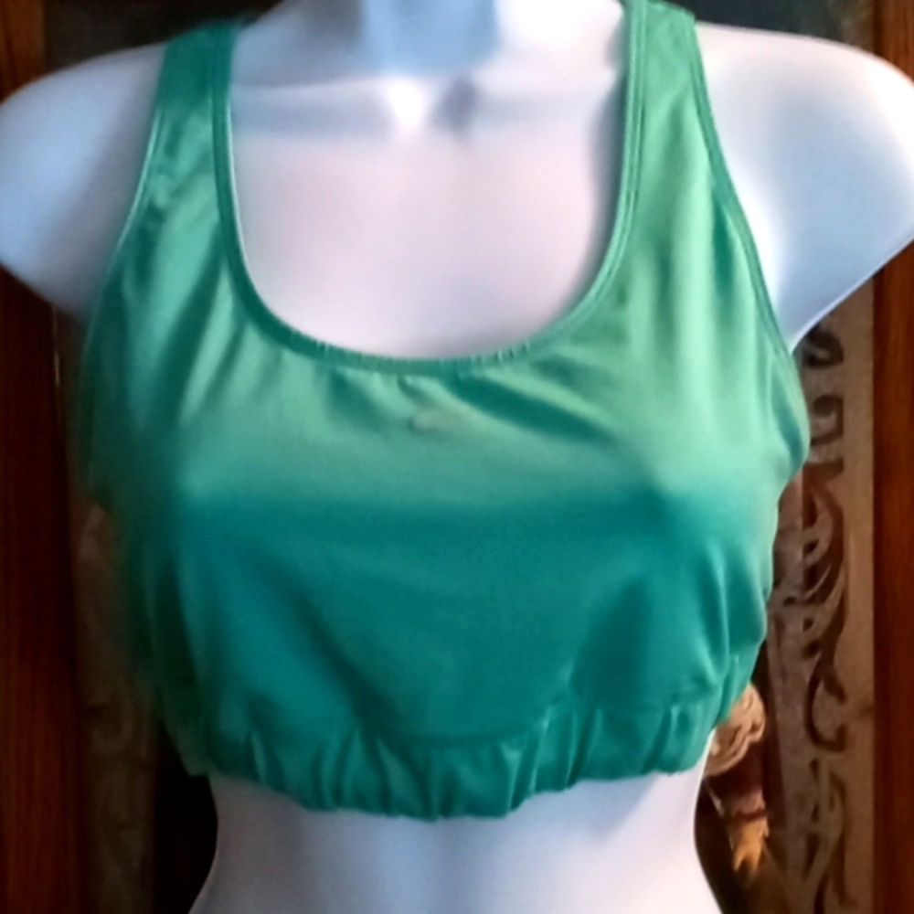 NIKE, Teal-Green, Short Style, Sports Bra💚